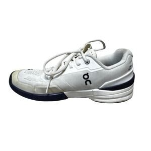 On THE ROGER Pro Women Size 7.5 White Indigo Tennis Court Shoes Sneaker